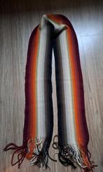 Gestreepte Lange Sjaal met Franjes, Onbekend, Ophalen of Verzenden, Zo goed als nieuw, Sjaal