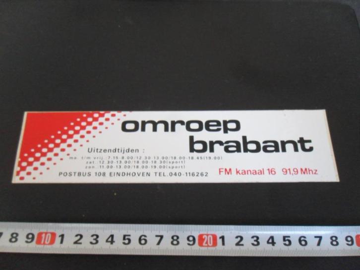 sticker EHV Omroep Brabant, Verzamelen, Stickers, Zo goed als nieuw, Bedrijf of Vereniging, Ophalen