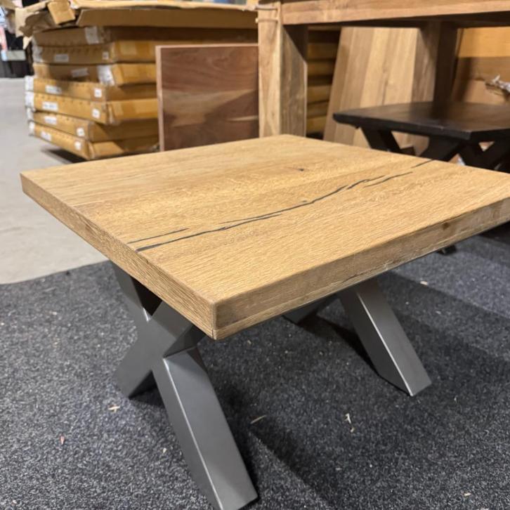 Opruiming! Salontafel Noowa | Bruuts | 60 | van €319, Huis en Inrichting, Tafels | Bijzettafels, Nieuw, Vierkant, Minder dan 45 cm
