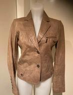 Yessica Pure leren jack mt 36, Beige, Zo goed als nieuw, Jasje, Maat 36 (S)