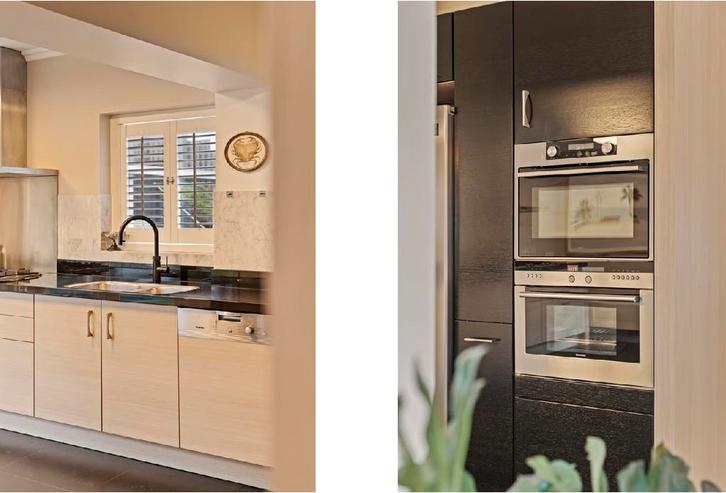 Ruime keuken gratis af te halen!, Huis en Inrichting, Keuken | Complete keukens, Zo goed als nieuw, Hoekkeuken, Graniet of Steen