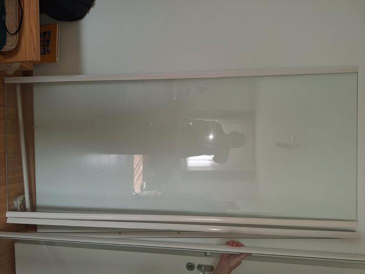 Douchewand, Huis en Inrichting, Badkamer | Badkamermeubels, Gebruikt, Overige typen, 150 tot 200 cm, 50 tot 100 cm, Ophalen of Verzenden
