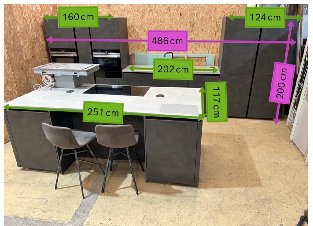 Luxe keuken Brugman 2022 met eiland, Ophalen of Verzenden, Zo goed als nieuw, Overige typen