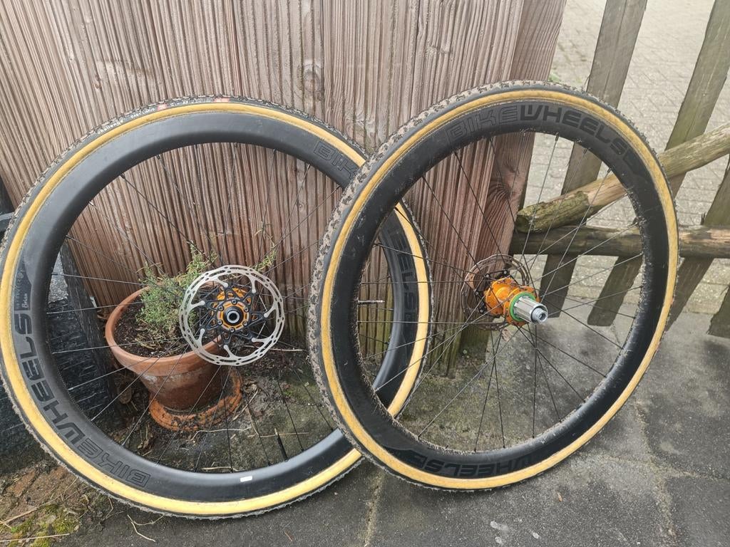 Cross tubewielen bikewheels incl Challenge Baby Limus, Fietsen en Brommers, Fietsonderdelen, Ophalen of Verzenden, Gebruikt, Wiel