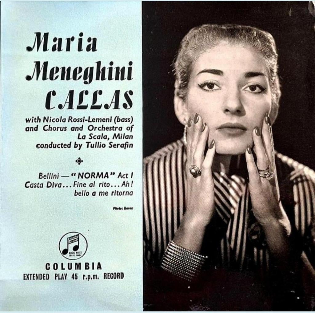7"/SINGLES  MARIA CALLAS - Zingt Aria's Uit Norma, Ophalen of Verzenden, Gebruikt