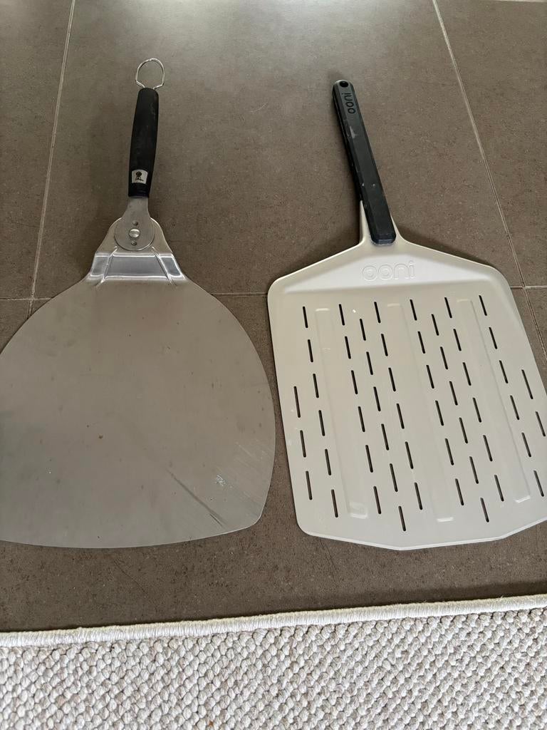 Pizzascheppen/-spatels: Ooni (12inch) en Weber, Ophalen, Zilver, Metaal, Overige merken