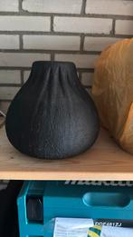 Zwarte vaas /bloempot, Huis en Inrichting, Ophalen, Zo goed als nieuw, Rond, Overige materialen