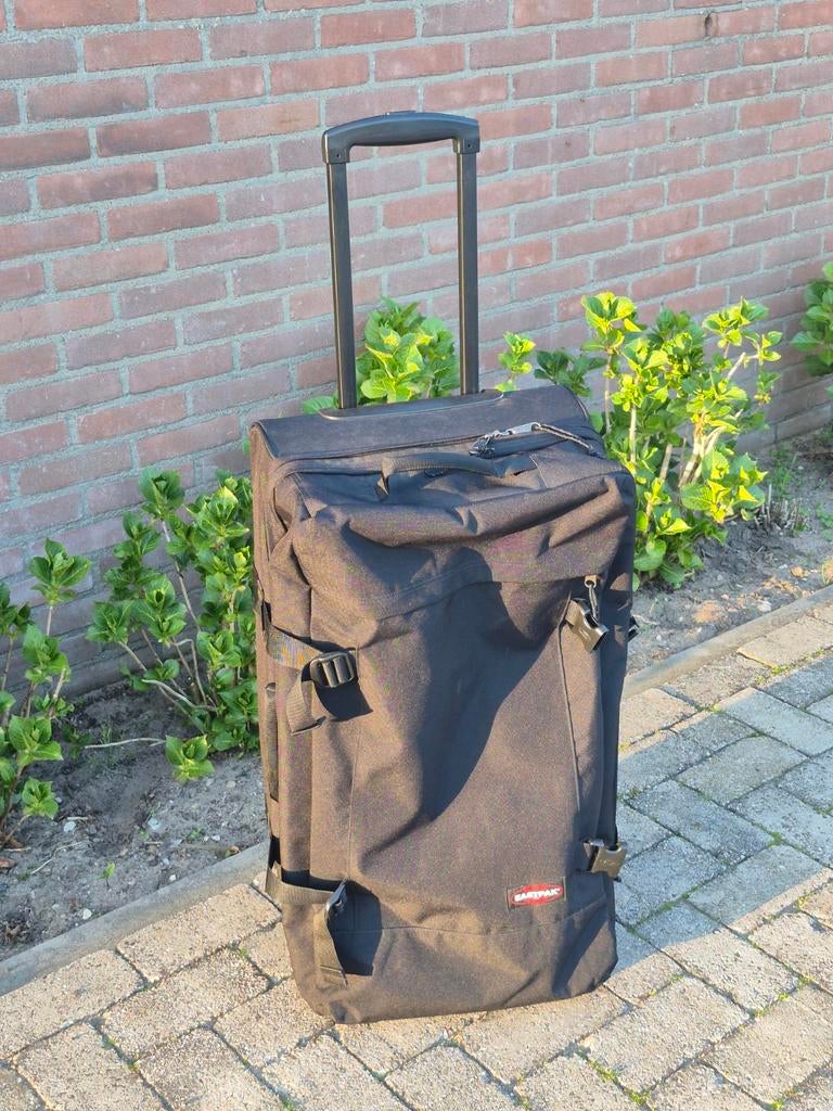 Nette Eastpak Tranverz L (121L) Grote Koffer trolley Zwart, Sieraden, Tassen en Uiterlijk, Tassen | Reistassen en Weekendtassen