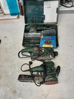 Bosch Schuurmachines Set: Excentrisch, Vlak en Bandschuurmac, Ophalen, Gebruikt, Minder dan 600 watt, Excentrische schuurmachine