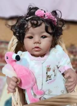 Realistische baby pop levensecht Abigail (46cm), Verzamelen, Poppen, Ophalen of Verzenden, Nieuw, Pop, Levensecht of Reborn