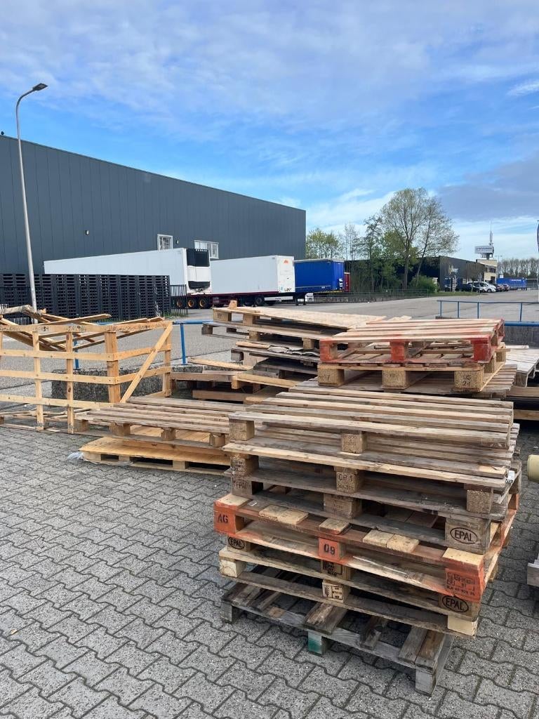 Hout / Pallets, Doe-het-zelf en Verbouw, Hout en Planken, Ophalen, Gebruikt, Minder dan 25 mm, Pallet