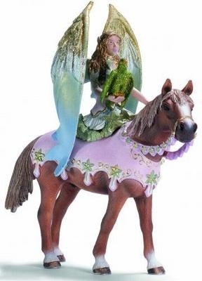 Schleich 70416 fee Surah te paard, Verzamelen, Poppetjes en Figuurtjes, Zo goed als nieuw, Ophalen of Verzenden