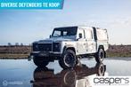 Land Rover Defender 130 E Crew Cab | Euro 5 | Grijs kent., Auto's, Land Rover, Euro 5, Stof, Gebruikt, Zwart