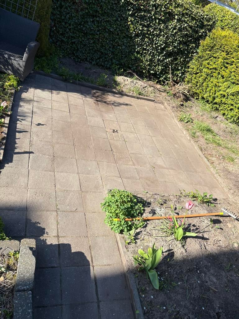 Stenen terrastegels 30x30 cm, Tuin en Terras, Ophalen, Gebruikt, 10 m² of meer, Beton
