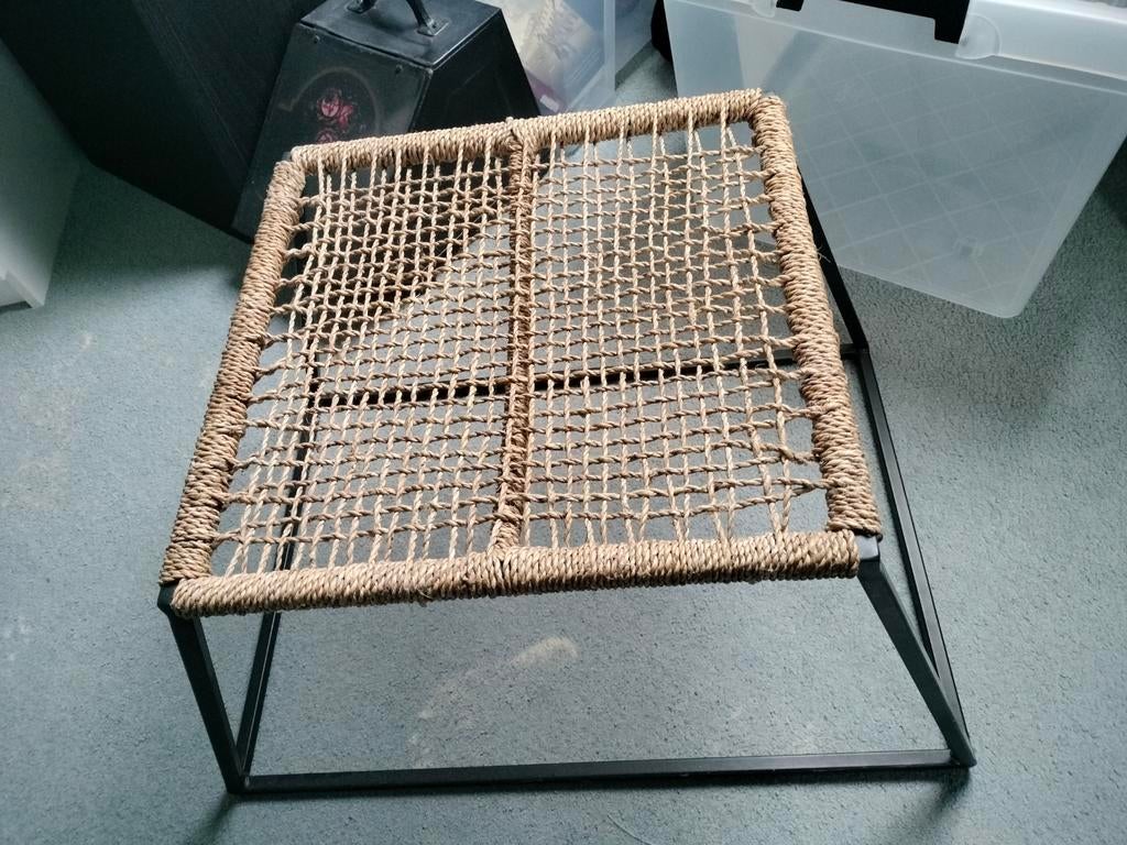 Salontafel/Bijzettafel gekocht bij Mart Kleppe, Ophalen, Minder dan 50 cm, Vierkant, Nieuw