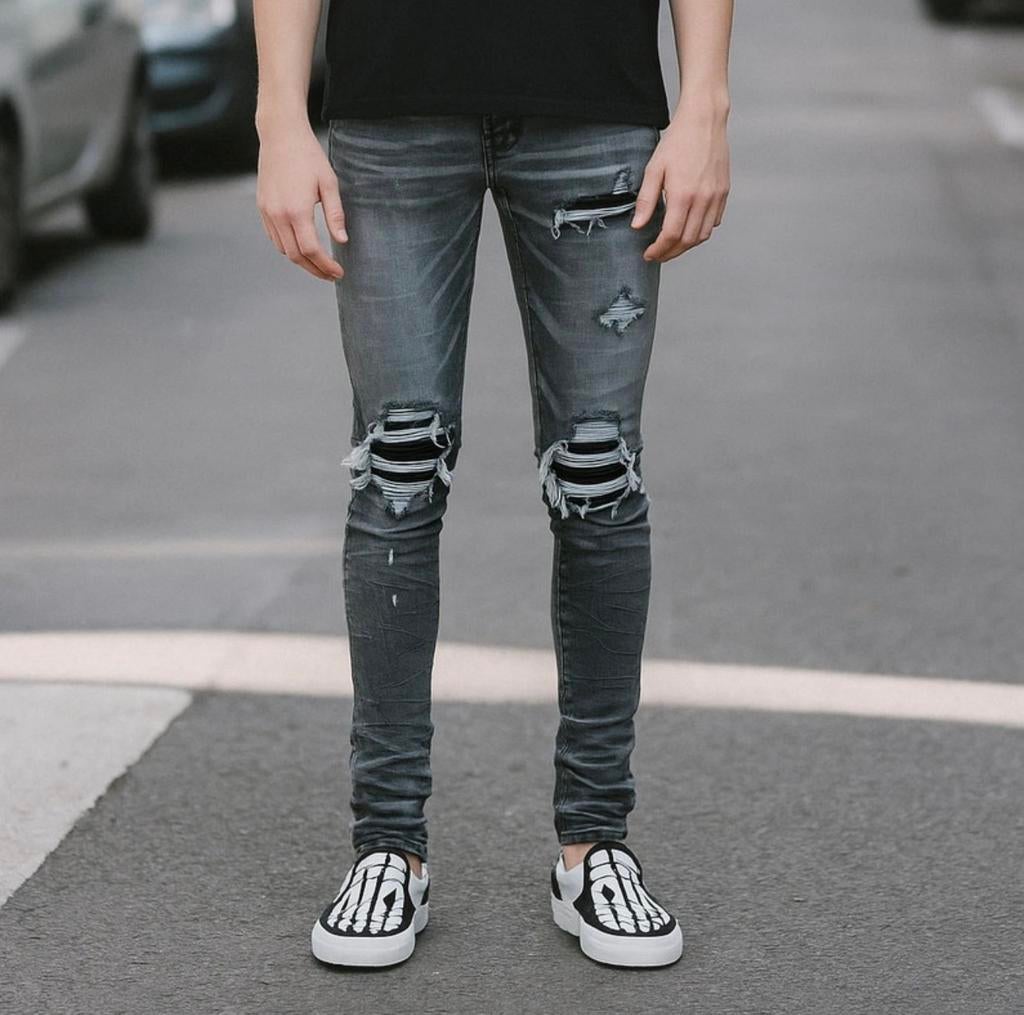 Amiri MX1 Jeans Vintage Grey | Size 32, Ophalen of Verzenden, Zo goed als nieuw, Grijs, W32 (confectie 46) of kleiner