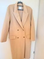 Sandro mantel 100% wol, Ophalen of Verzenden, Zo goed als nieuw, Maat 38/40 (M), Beige