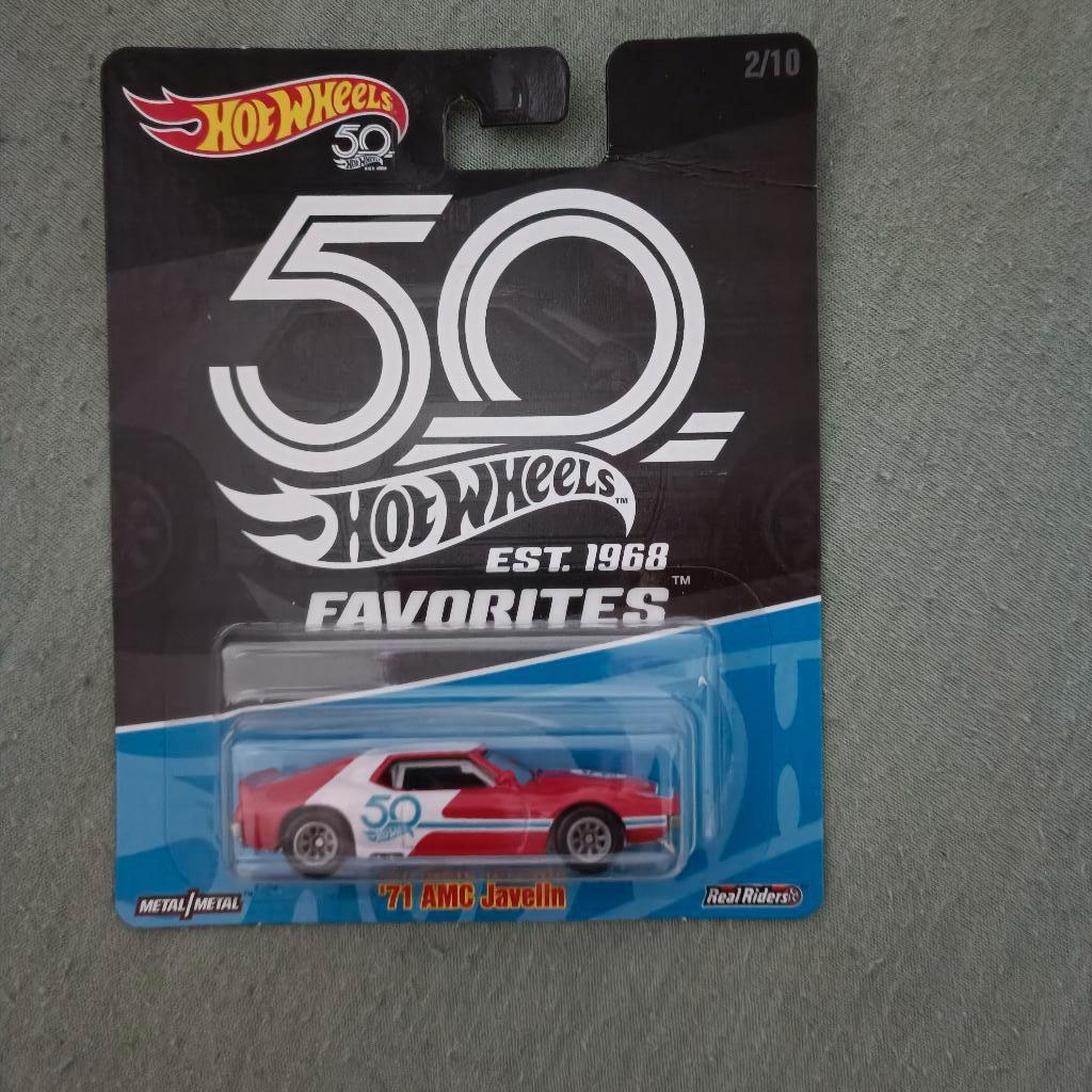 Hot Wheels 71 AMC JAVELIN 50th Anniversary Favorites, Ophalen of Verzenden, Nieuw, Auto