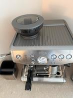 Sage Barista Express Impress RVS, Witgoed en Apparatuur, Espresso apparaat, Koffiebonen, Zo goed als nieuw, 2 tot 4 kopjes