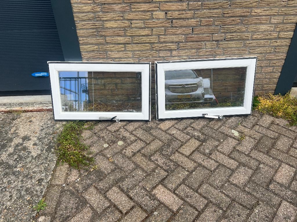 t.k 2 ramen 53 x 88,5, Ophalen, Gevelraam of Ruit, Minder dan 80 cm, 80 tot 120 cm