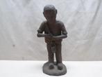 Bronzen beeld | afbeelding klompenmaker | hoogte 20 cm | igs, Ophalen of Verzenden, Zo goed als nieuw, Mens