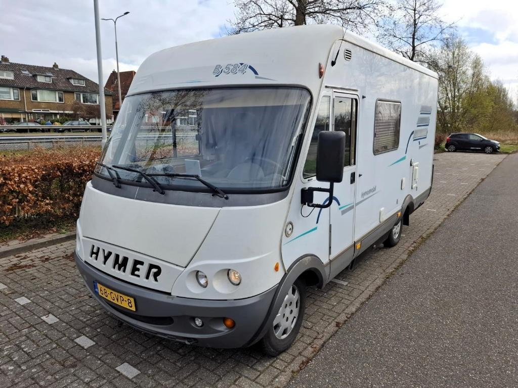 camper Hymer B584 automaat, Fiat, Diesel, Kluisje, Hymer
