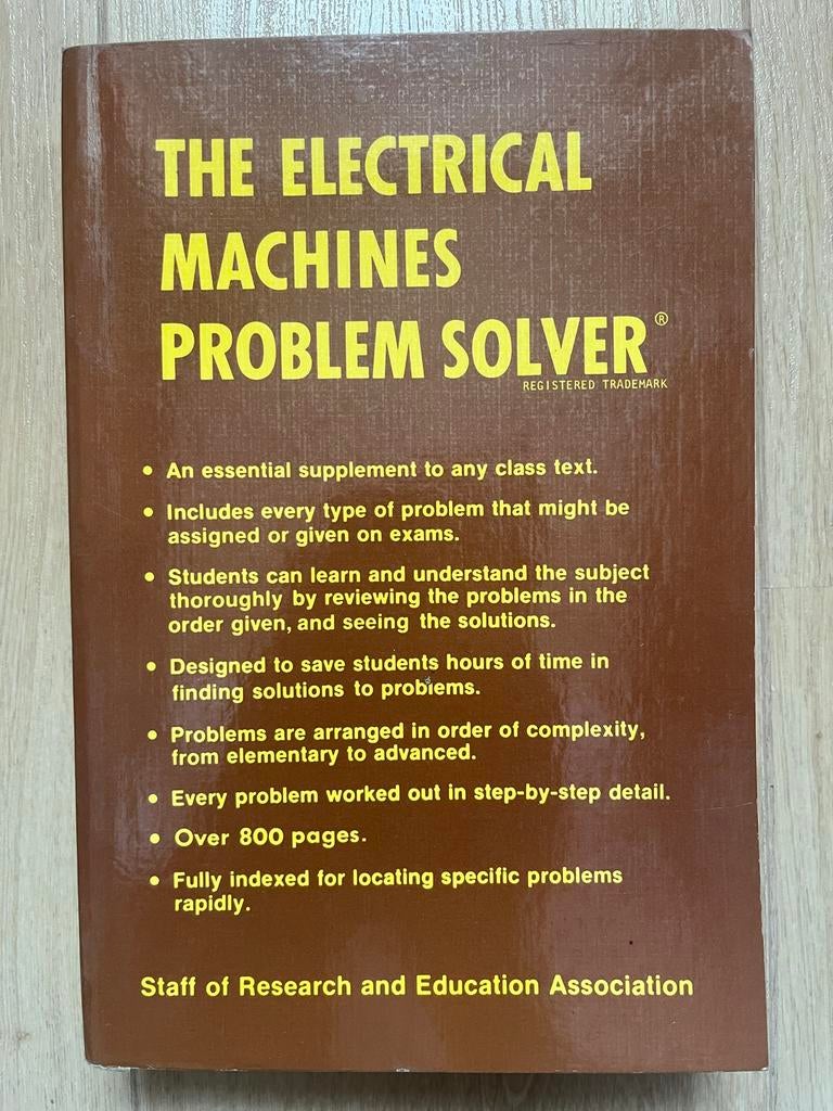 The Electrical Machines Problem Solver, Boeken, Ophalen of Verzenden, Gelezen, Elektrotechniek
