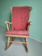 beukenhouten schommelstoel, Huis en Inrichting, Stoelen, Ophalen, Gebruikt, Overige kleuren, 70-er jaren