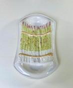 Asperge schaal Barbotine Majolica presenteer schaal, Ophalen of Verzenden