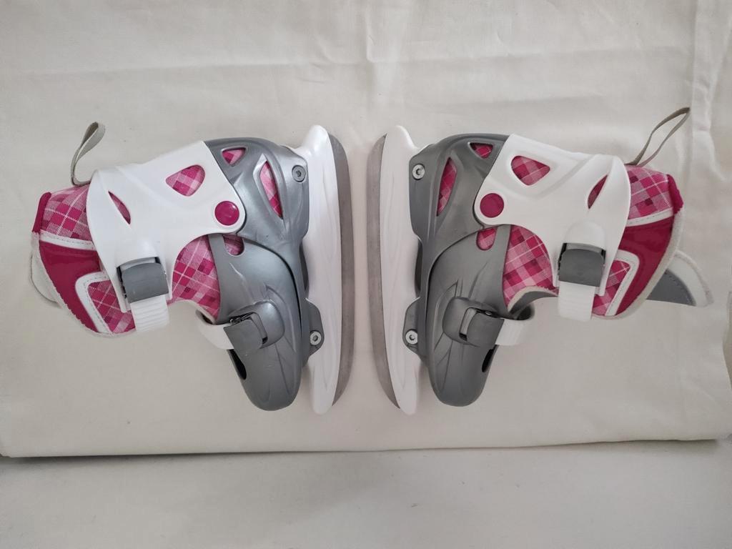 S651 Nijdam Verstelbare IJshockeyschaatsen 30-33, Sport en Fitness, Schaatsen, Gebruikt, Leerdam, Ophalen of Verzenden, Onbekend