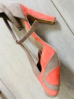 Te koop: leren schoenen, roze/ beige, maat 39, Kleding | Dames, Schoenen, Ophalen of Verzenden, Zo goed als nieuw, Beige