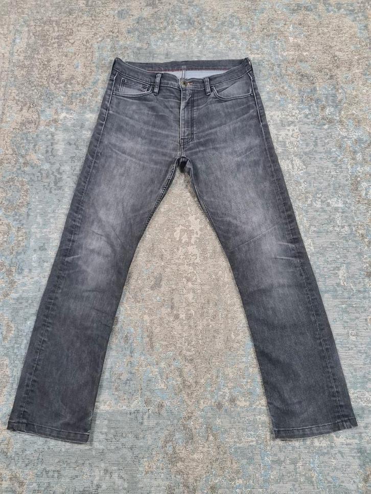 Levi's 504 W33 L32 Straight STRETCH Bronno3332 Grijs, Kleding | Heren, Spijkerbroeken en Jeans, Zo goed als nieuw, W33 - W34 (confectie 48/50)