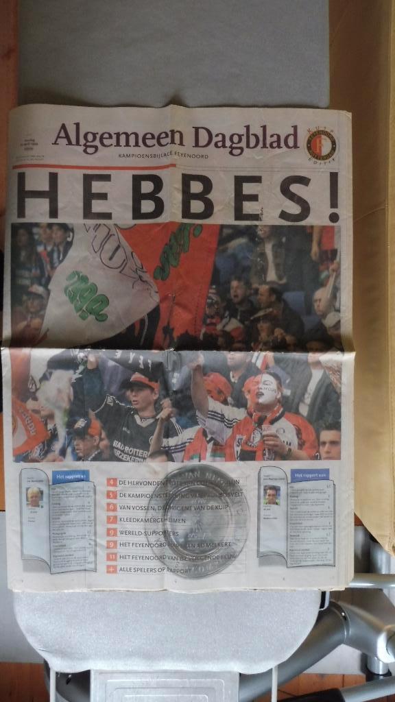 Algemeen Dagblad kampioensbijlage Feyenoord, Ophalen, Gebruikt, Feyenoord, Boek of Tijdschrift