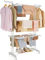 Kledingrek Droogrek Wasrek op wieltjes
Wit Inklapbare, Tuin en Terras, Ophalen of Verzenden, Nieuw, Wasrek