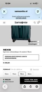 Nieuwe Samsonite Nexis 76cm koffer - nooit gebruikt, Sieraden, Tassen en Uiterlijk, Koffers, Hard kunststof, 45 tot 55 cm, Slot