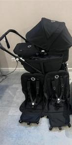 Bugaboo Donkey 5 Duo all black complete kinderwagen, Ophalen of Verzenden