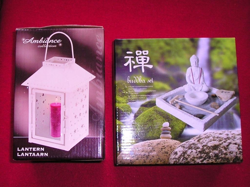 Kandelaar + Boedha  (Wierrook), Ophalen of Verzenden, Nieuw, Overige materialen, Minder dan 25 cm