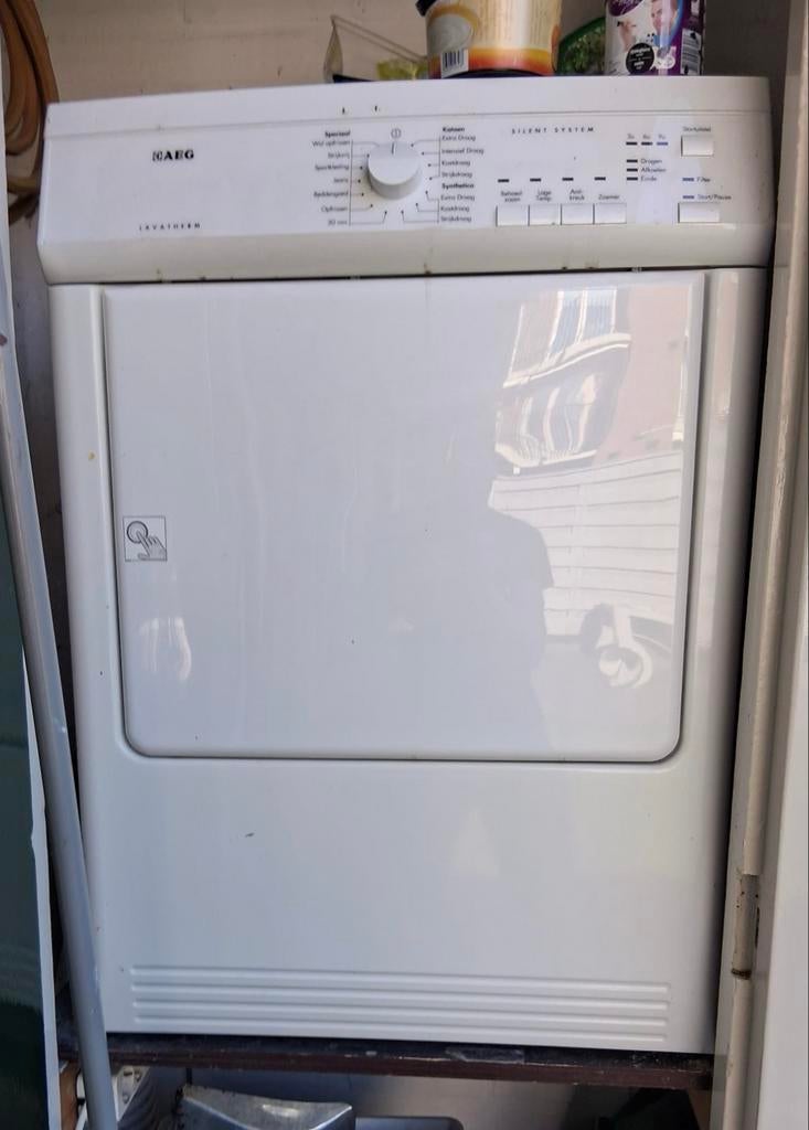 Nette AEG Luchtafvoerdroger(7kg)Silent system Werkt perfect, Witgoed en Apparatuur, Wasdrogers, Ophalen, 6 tot 8 kg, Zo goed als nieuw