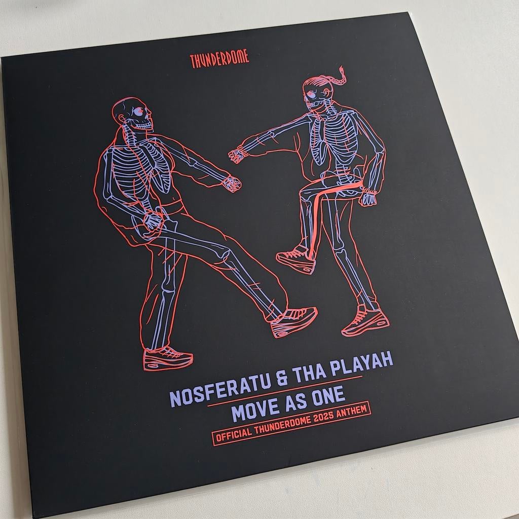 Thunderdome 2025 anthem Move As One, Cd's en Dvd's, Vinyl | Dance en House, Ophalen of Verzenden, Nieuw in verpakking, 12 inch
