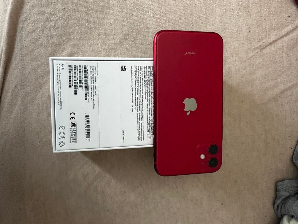 Iphone 11   128gb, Telecommunicatie, Mobiele telefoons | Apple iPhone, Zwart, 81 %, 128 GB, Gebruikt