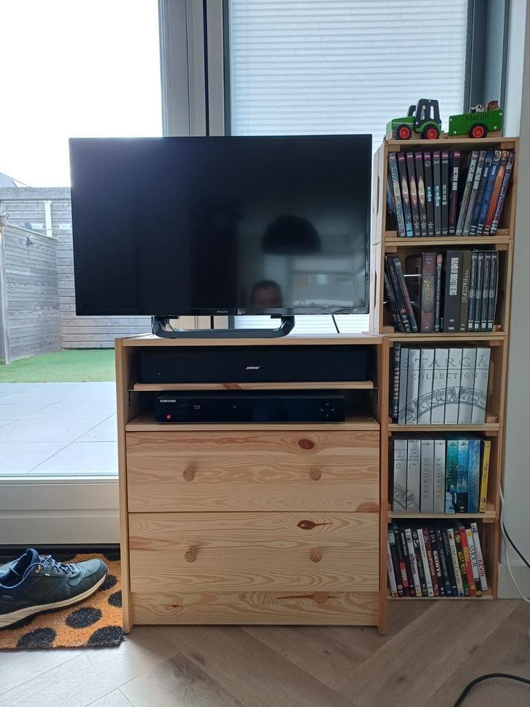 Tv meubel, gemaakt van RAST kast Ikea, Ophalen, Gebruikt, Minder dan 100 cm, Grenenhout