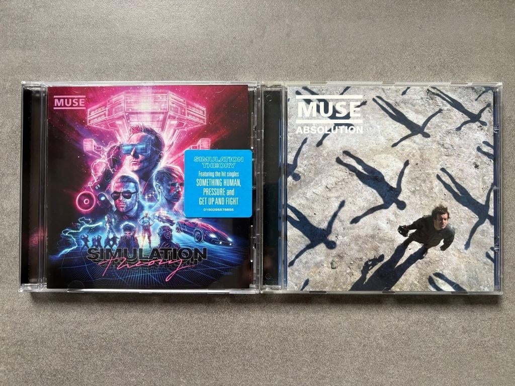Muse - Simulation Theory & Absolution, leuke cds prima staat, Ophalen of Verzenden, Zo goed als nieuw, Alternative