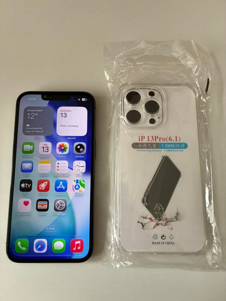 iPhone 13 pro 128gb ZEER NETTE STAAT, Telecommunicatie, Mobiele telefoons | Apple iPhone, Nieuw, 128 GB, Zonder abonnement, Zonder simlock