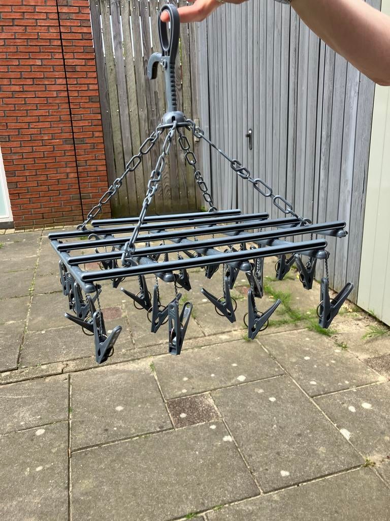 Handige droogrek met knijpers voor kleine was, Ophalen, Gebruikt