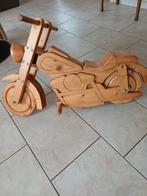 Massief houten Harley Davidson decoratie/loopmotor, Ophalen