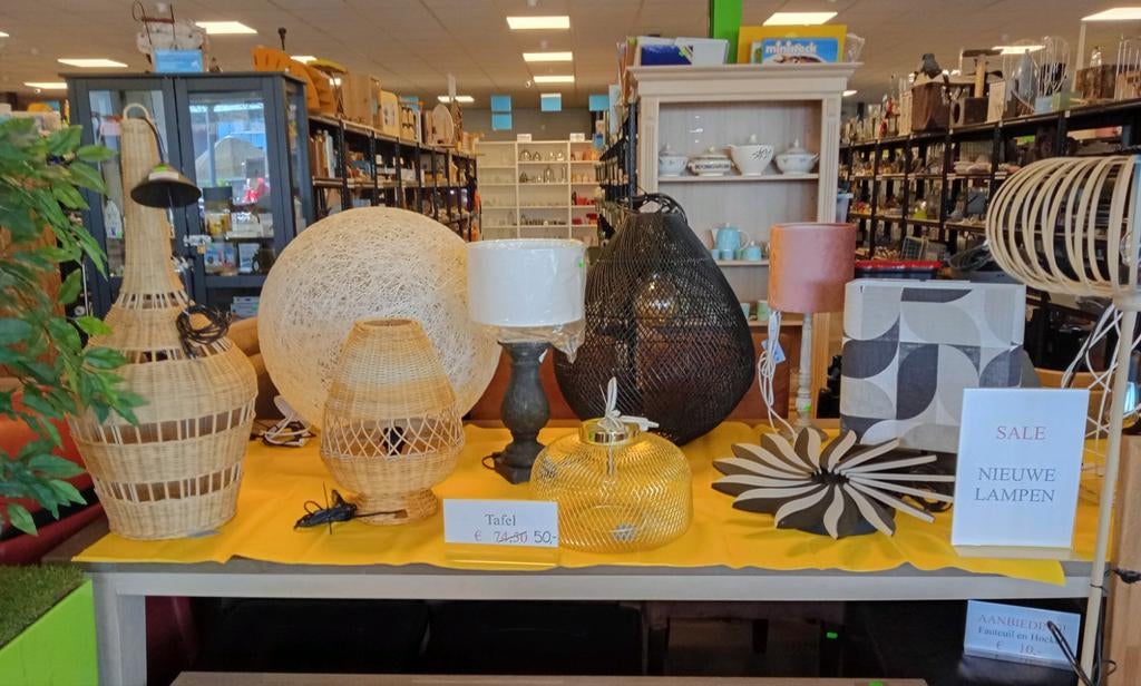 Wisselende collectie NIEUWE lampen, lamp, verlichting, Ophalen