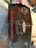 YAKINIKU Shichirin Tafelgrill Rond - Nieuw in doos, Tuin en Terras, Houtskoolbarbecues, Ophalen of Verzenden, Nieuw, Met accessoires