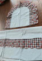 Retro lakenset voor babybed of wieg, Ophalen of Verzenden, Wit, Jongetje of Meisje