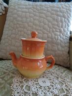 Brocant Koffiepotje met Filter Regout ** Mimosa **, Antiek en Kunst, Ophalen of Verzenden