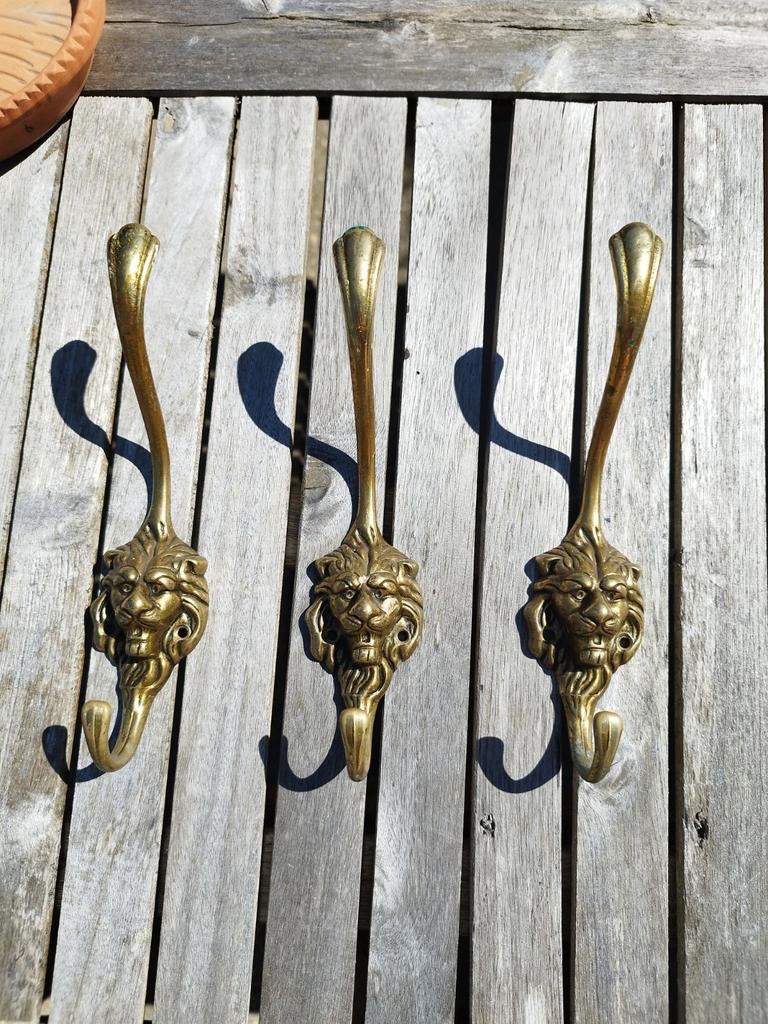 Setje klassieke gehamerde Kapstokhaken 4x ( Lot nr. 2) - Woonaccessoires | Kapstokken